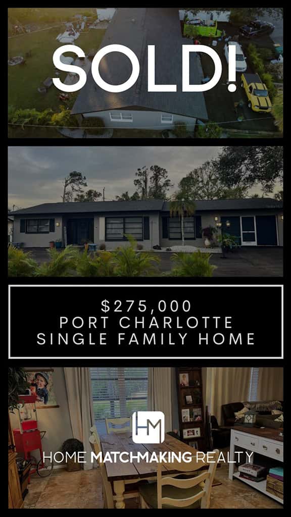 $275,000 Port Charlotte Home Sold.