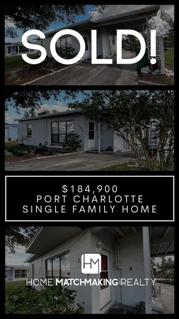 $184,900 Port Charlotte Home Sold.